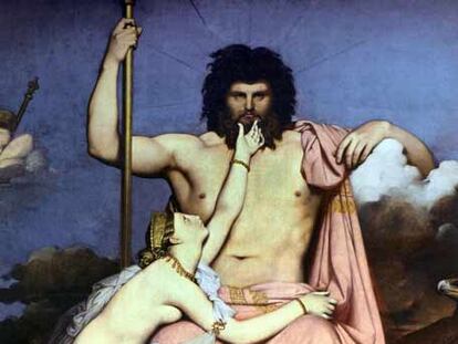 'Júpiter y Tetis', de Ingres, tomado del libro de García Gual.