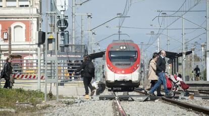 tren de la estación de Montcada i Reixach