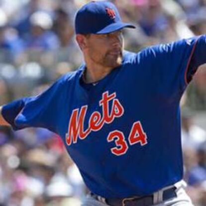 Mike Pelfrey, de los Mets de Nueva York