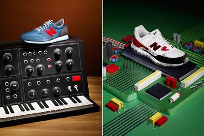 Trabajos de Matthew Sporzynksi con las zapatillas ‘New Balance’.
