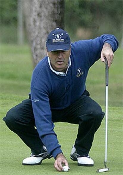 Seve Ballesteros, ayer en El Saler.