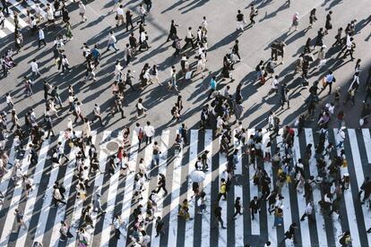 Cruce de Shibuya, Tokio.