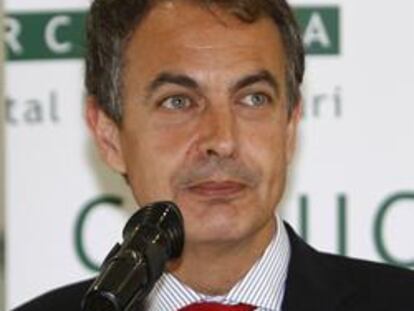 El presidente del Gobierno, José Luis Rodríguez Zapatero