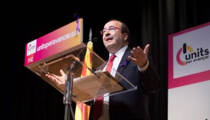El candidato del PSC para las elecciones catalanas, Miquel Iceta.
