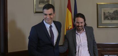 Pedro Sánchez y Pablo Iglesias