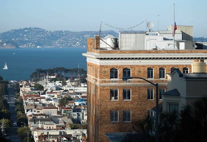 La sede del Consulado ruso en San Francisco.