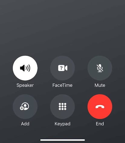 Interfaz de llamadas iOS 17