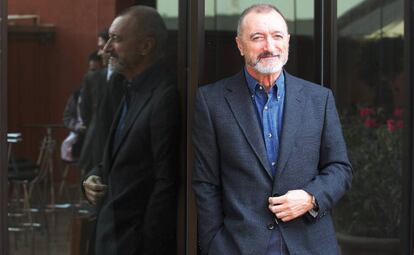 Arturo P&eacute;rez-Reverte en la FIL Guadalajara.