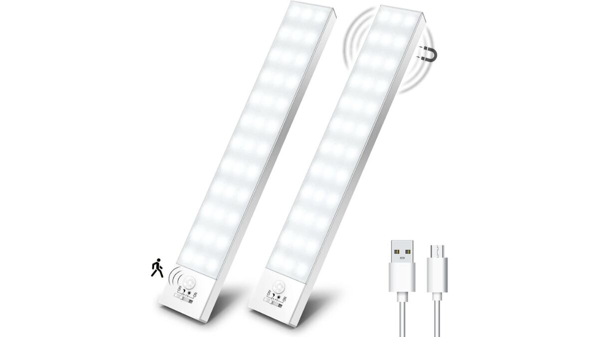 Es una solución minimalista que se enciende solo cuando estás delante.