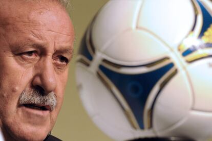 Del Bosque, en una conferencia en Sao Paulo.