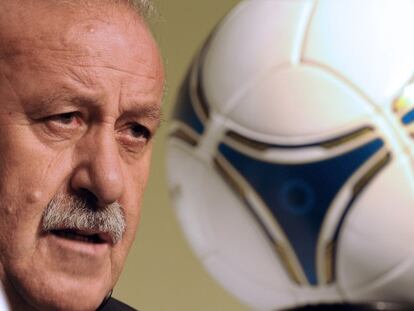 Del Bosque, en una conferencia en Sao Paulo.