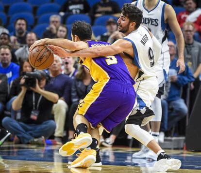 Ricky Rubio y Calderón.