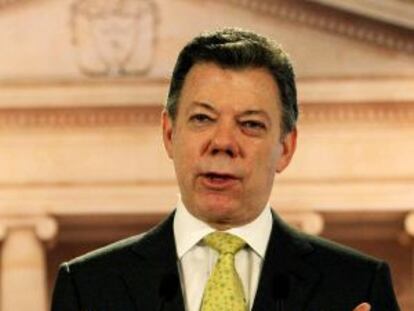 El presidente colombiano, Juan Manuel Santos.