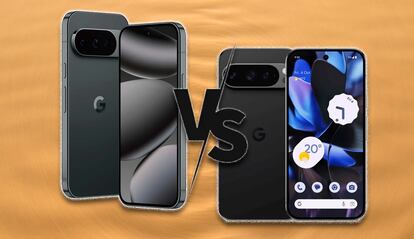 Comaprativa de los teléfonos Google Pixel 10 Pro vs Pixel 9 Pro