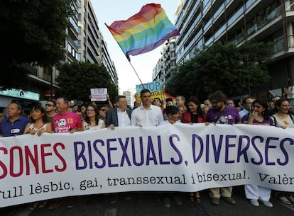 Sánchez en el Orgullo en Valencia el pasado 18 de junio.