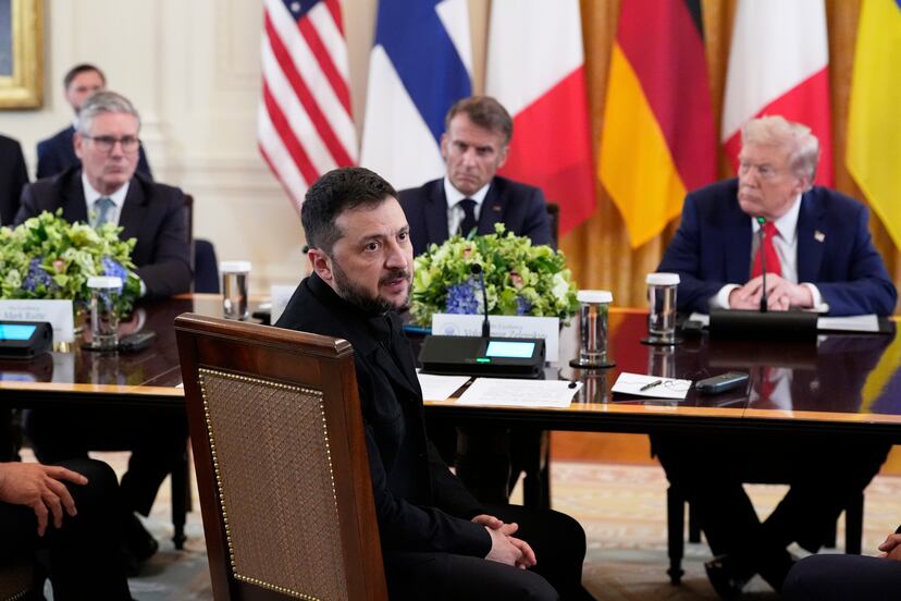 El encuentro entre Volodímir Zelenski y Donald Trump en la Casa Blanca ...