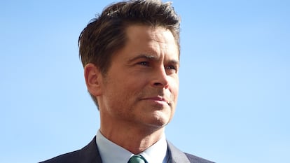 O ator Rob Lowe em dezembro de 2015, quando recebeu sua estrela na Calçada da Fama de Hollywood.