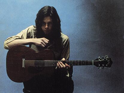 A photograph of Nick Drake that was used for the cover of his album ‘Bryter Layer’ (1970).