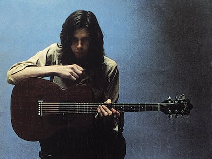 A photograph of Nick Drake that was used for the cover of his album ‘Bryter Layer’ (1970).