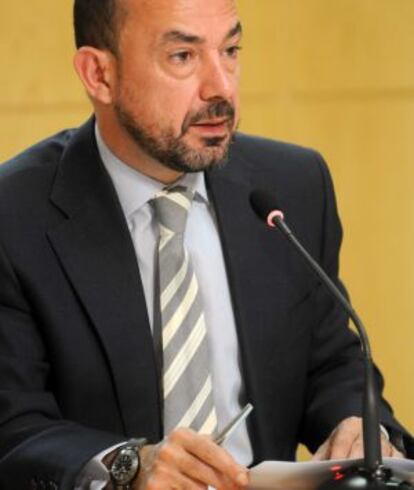 Miguel Ángel Villanueva, durante la rueda de prensa tras la Junta de Gobierno.