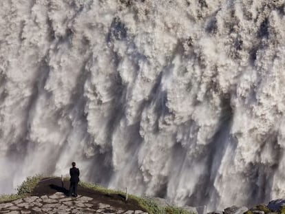 La cascada de Dettifoss, al noreste de Islandia.