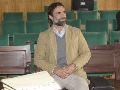 José María Ruiz Mateos Rivero, hijo del empresario, en el juicio.