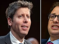 Sam Altman, CEO de OpenAi, y Dario Amodei, CEO de Anthropic.