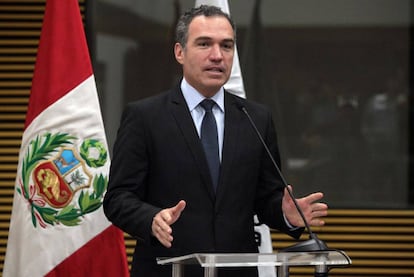 El ministro de Cultura de Perú, Salvador del Solar, el pasado enero.