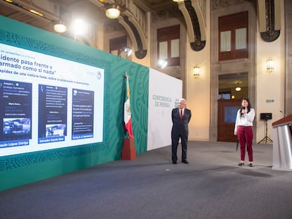 López Obrador, durante el apartado llamado 'Las mentiras de la semana'.