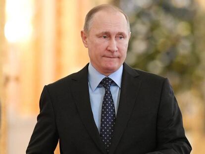 El president rus, Vladímir Putin, dimarts passat al Kremlin.