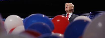 Donald Trump, en la convención republicana de Cleveland.