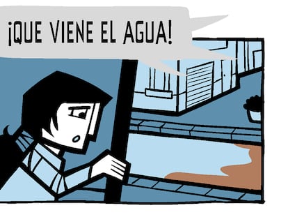 La riada, un cómic en primera persona