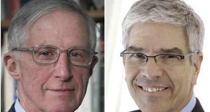  William D. Nordhaus (izq) and Paul Romer, 