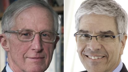  William D. Nordhaus (izq) and Paul Romer, 