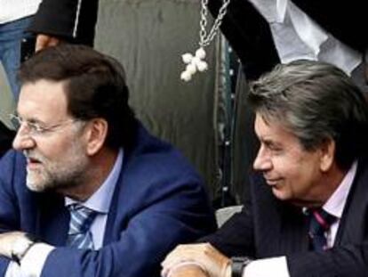 Rajoy en el tenis