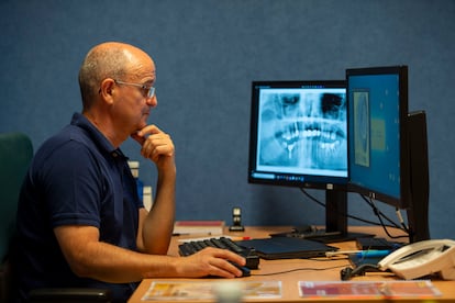 El capitán Herrero, jefe del departamento de calidad del dato e identificación del Centro Nacional de Desaparecidos.