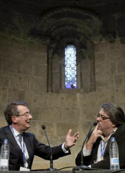 Gerard Mortier junto a Jesús Ruiz Mantilla