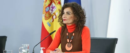 La ministra de Hacienda, María Jesús Montero.