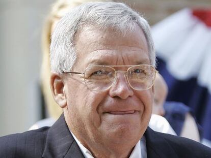 Hastert, al anunciar su retirada en 2007.