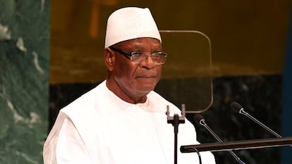 Ibrahim Boubacar Keita, presidente do Mali. 