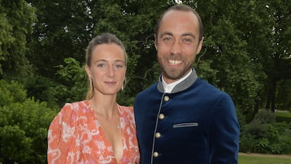 Alizee Thevenet y James Middleton en una gala en Londres en junio de 2021.