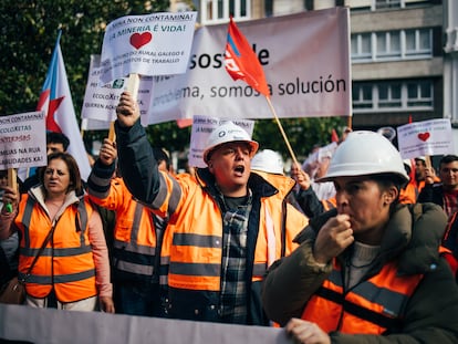 Concentración este jueves en A Coruña ante el Tribunal Superior para protestar por la paralización de una mina en Viana do Bolo.