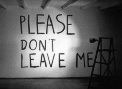 'Please Don’t Leave Me', de Bas Jan Ader.