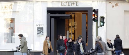 Tienda de Loewe en la calle Serrano de Madrid.