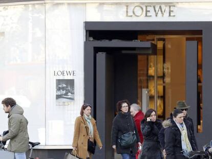 Tienda de Loewe en la calle Serrano de Madrid.