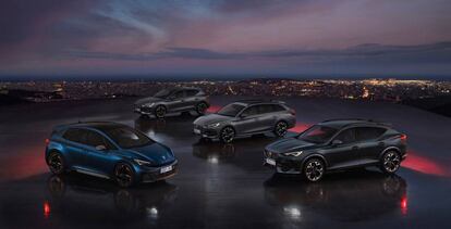 Gama de coches de Cupra, la marca prémium de Seat.
