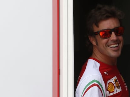 Fernando Alonso, en el circuito de Malasia.