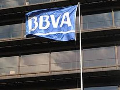 Edificio de BBVA en el paseo de la Castellana de Madrid