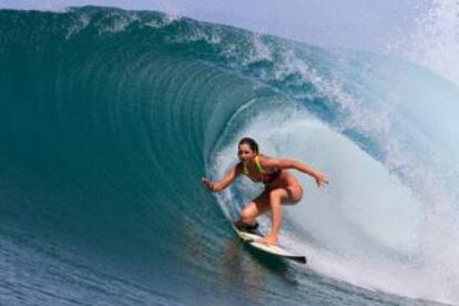 La surfista española Lucía Martiño.