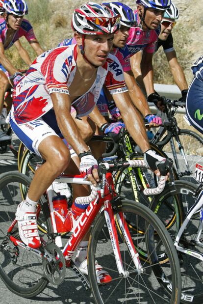 El corredor español Joaquim 'Purito' Rodríguez, líder del Katusha.